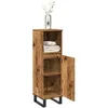 Image de vidaXL Armoire de salle de bain vieux bois 30x30x100cm bois ingénierie, armoire, armoire de rangement de salle de bain, 857211
