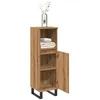Image de vidaXL Armoire de salle de bain chêne artisanal 30x30x100 cm, armoire, armoire de rangement de salle de bain, armoire haute 857212