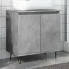 Image de vidaXL Armoire de bain gris béton 58x33x60 cm bois d'ingénierie, armoire, armoire de rangement de salle de bain, armoire de 857216