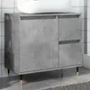 Image de Armoire de salle de bain gris béton 65x33x60 cm