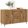 Image de vidaXL Buffet chêne artisanal 100x36x60 cm bois d'ingénierie, meuble de rangement, meuble de rangement de cuisine, meuble de 857317