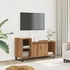 Image de vidaXL Meuble TV chêne artisanal 100x35x55 cm bois d'ingénierie 857457