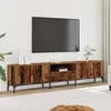 Image de vidaXL Meuble TV avec tiroir vieux bois 200x25x44 cm bois d'ingénierie, support TV, meuble multimédia, meuble latéral, 857696