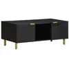 Image de Table basse noir 100x54x40 cm bois d ingénierie