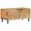Image de Table basse marron 80x50x40 cm bois de manguier massif