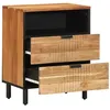 Image de Table de chevet 50x33x62 cm en Bois d Acacia Massif