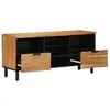 Image de Buffet TV 100x33,5x46 cm en Bois Massif d Acacia
