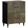 Image de vidaXL Buffet 60x33x75 cm Bois massif de manguier, armoire de rangement, meuble de rangement de cuisine, armoire de 4017818