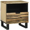 Image de Cabinet de chevet 40x33x46 cm Bois de mangue massif