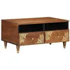 Image de Table Basse 80x54x40 cm en Bois de Manguier