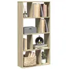 Image de Bibliothèque chêne sonoma 60x20x120 cm bois d ingénierie