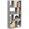 Image de Bibliothèque sonoma gris 60x20x120 cm bois d ingénierie
