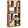 Image de vidaXL Bibliothèque vieux bois 60x20x120 cm bois d'ingénierie, étagère, étagère de rangement, support à livres, étagère à livres, étagère de stockage 858154