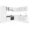 Image de Vidaxl Ensemble d'Armoires de Cuisine Kalmar, 14 Pièces, Blanc
