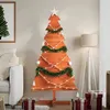 Image de Sapin de Noël - vidaXL - 150 cm - Bois massif - Marron - Intérieur