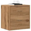 Image de vidaXL Table de chevet chêne artisanal 40x30x40 cm bois d'ingénierie, armoire, meubles de chambre à coucher, support de 855926