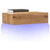 Image de Meubles TV avec éclairages LED 2 pcs chêne artisanal