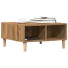 Image de vidaXL Table basse chêne artisanal 60x60x30 cm bois d'ingénierie, table d'appoint, table de salon, table latérale, bout de 856441