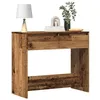 Image de vidaXL Table console vieux bois 89x41x76,5 cm bois d'ingénierie, table d'entrée, table sous miroir, table d'appoint, armoire 856774