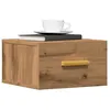 Image de vidaXL Tables de chevet murales 2 pcs chêne artisanal 35x35x20 cm, armoire de chevet flottante, armoire de chevet suspendue, 857066