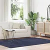 Image de vidaXL Tapis shaggy à poils longs bleu marine 160x230 cm polyester, tapis, tapis de chambre, tapis moderne, tapis de salon, 4102843