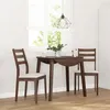 Image de vidaXL Chaises à manger coussins 2 pcs marron bois massif caoutchouc, chaise à dîner, chaise, chaise de salon, chaises à 4102515