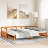 Image de vidaXL Lit de jour et lit gigogne et matelas 80x200 cm bois pin massif 3321040