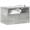 Image de vidaXL Tables de chevet murales 2 pcs gris béton 45x26x28,5 cm, armoire de chevet flottante, armoire de chevet suspendue, 858603
