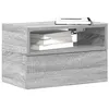 Image de vidaXL Tables de chevet murales 2 pcs sonoma gris 45x26x28,5 cm, armoire de chevet flottante, armoire de chevet suspendue, 858607