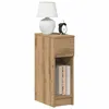 Image de vidaXL Tables de chevet avec tiroir 2 pcs chêne artisanal 20x36x60 cm, table d'appoint, armoire de lit, table d'appoint pour 858712
