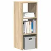Image de Bibliothèque empilable chêne sonoma 30x30x80 cm bois ingénierie