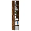 Image de Bibliothèques 2 pcs empilable chêne fumé bois d ingénierie