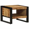 Image de Table basse 50x50x38 cm bois de manguier massif brut
