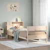 Image de vidaXL Lit bibliothèque sans matelas 75x190 cm bois de pin massif 3322972
