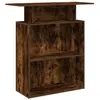 Image de Bureau de réception vidaXL Chêne fumé 100x40x104 cm Bois d'ingénierie 859055