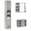 Image de Ensemble de meubles de salle de bain 3 pcs gris béton