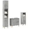 Image de vidaXL Ensemble de meubles de salle de bain 3 pcs gris béton 3324945