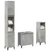 Image de vidaXL Ensemble de meubles de salle de bain 3 pcs gris béton 3324948