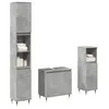 Image de vidaXL Ensemble de meubles de salle de bain 3 pcs gris béton 3324952
