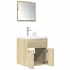 Image de Ensemble de meubles de salle de bain 3 pcs chêne sonoma