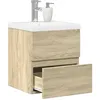 Image de Ensemble de meubles de salle de bain 2 pcs chêne sonoma