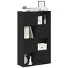 Image de Bibliothèque chêne noir 60x24x101,5 cm bois d ingénierie