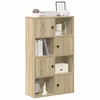 Image de Bibliothèque chêne sonoma 60x24x101,5 cm bois d ingénierie