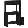 Image de Bureau vidaXL avec étagères Noir 100x45x140 cm Bois d'ingénierie Réf. 860437