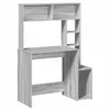 Image de Bureau vidaXL avec étagères Sonoma gris 100x45x140 cm Bois d'ingénierie 860441