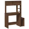 Image de Bureau avec étagères vidaXL Chêne marron 100x45x140 cm Bois d'ingénierie Réf. 860442
