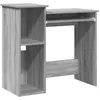 Image de Bureau vidaXL avec étagères Sonoma gris 84x40x78 cm Bois d'ingénierie Réf. 860450