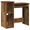 Image de Bureau vidaXL avec étagères Vieux bois 84x40x78 cm Bois d'ingénierie 860452