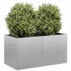 Image de vidaXL Jardinière 80x40x40 cm acier galvanisé, pot de fleurs, support de plantes, lit surélevé, support de jardinière 860673