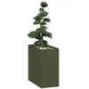 Image de Jardinière vert olive 40x80x80 cm acier